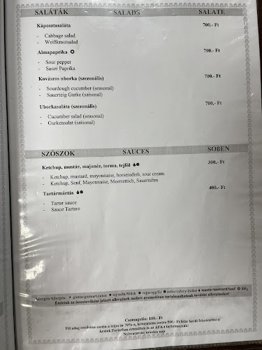 Opinii despre No.1 Étterem és Vendégház în Parád - Vendéglátás