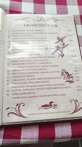 Csali Csárda - Vendéglátás