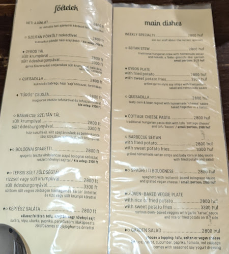 Opinii despre Kozmosz Vegán Étterem în Budapest - Vendéglátás