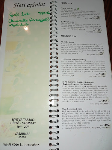 Opinii despre Luther Teaház în Nyíregyháza - Vendéglátás