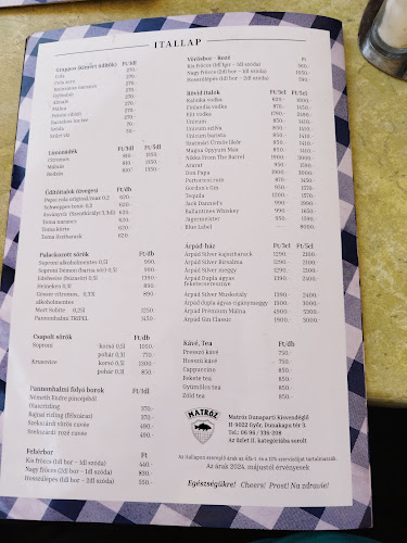 Matróz Dunaparti Kisvendéglő - Győr