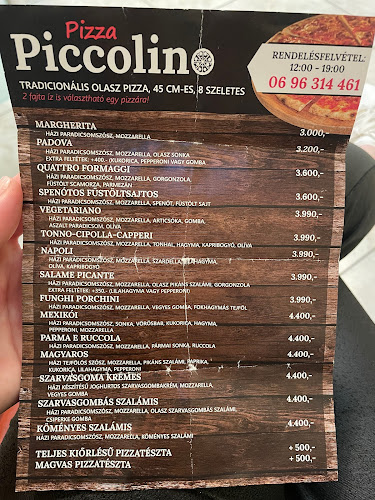 Opinii despre Pizza Piccolino în Győr - Vendéglátás