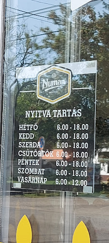 Numan Pékség - Vendéglátás