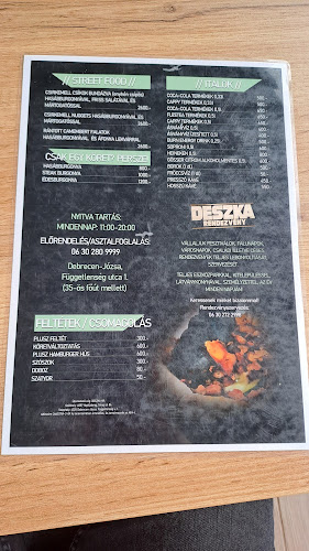 Opinii despre Deszka gyros&streetfood în Debrecen - Vendéglátás