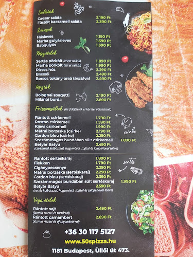 50’s Pizzéria és Ételbár - Budapest