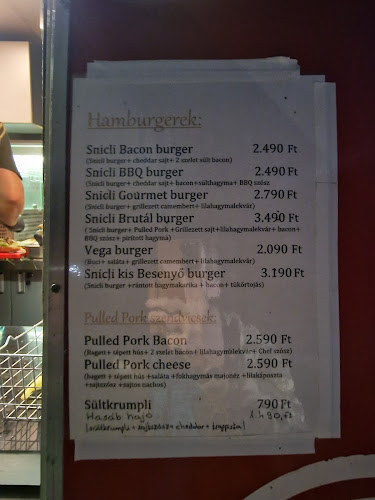 Snicli Büfé Hamburgeres