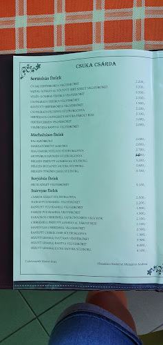 Opinii despre Csuka Csárda în Csongrád - Vendéglátás