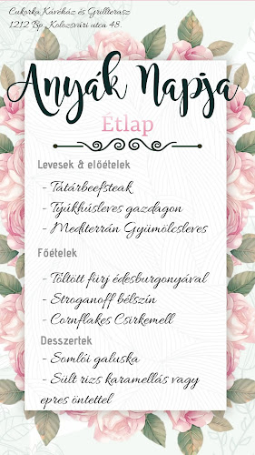 Opinii despre Cukorka Grillterasz és Cukrászműhely în Budapest - Vendéglátás