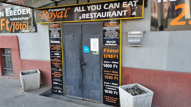 Opinii despre Royal Campus în Budapest - Vendéglátás
