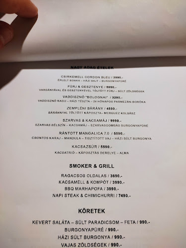 Anyukám Mondta - Vendéglátás