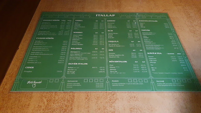 Zöld Kancsó Söröző