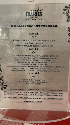 Opinii despre Nádas Csárda Ebes în Ebes - Vendéglátás