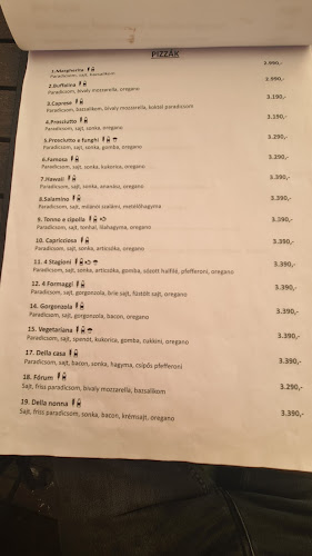 Fórum Pizzéria - Vendéglátás