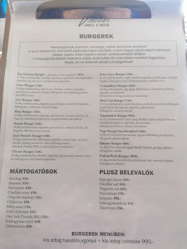 Vincent Grill & Beer - Dunakeszi