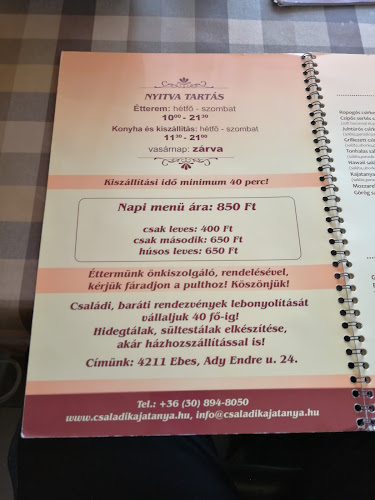 Opinii despre Családi Kajatanya în Ebes - Vendéglátás