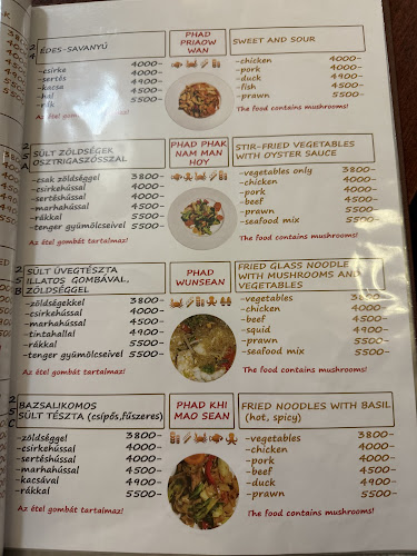 Bangkok Thai Étterem - Vendéglátás