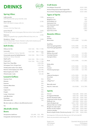 Paletta Bisztró Budapest