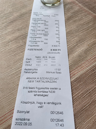 Benevár Étterem - Gyöngyös