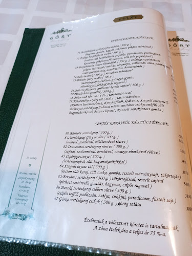 Gőry Pince Étterem