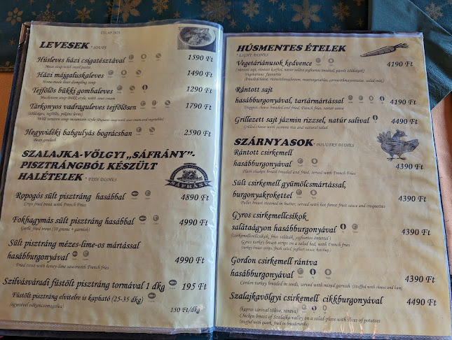 Fenyő Vendéglő - Vendéglátás