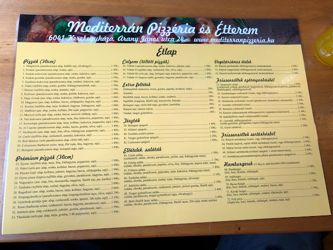 Mediterrán Pizzéria