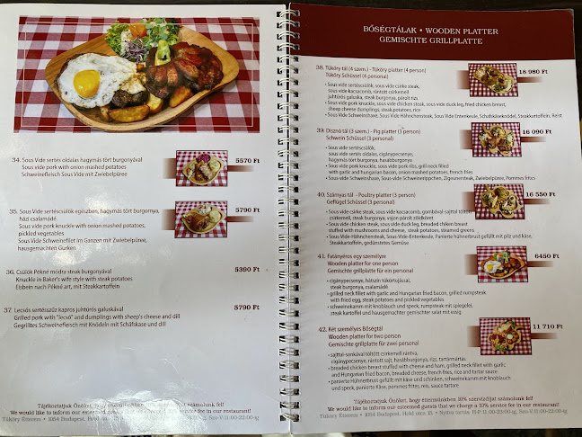 Tüköry Étterem - Vendéglátás