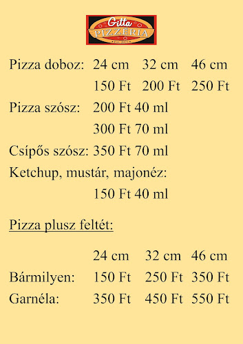 Opinii despre Gitta Pizzéria în Békéscsaba - Vendéglátás