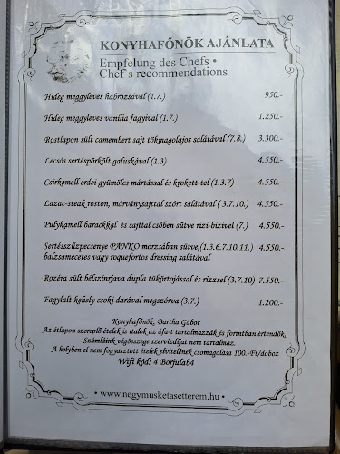 Négy Muskétás Étterem - Budapest