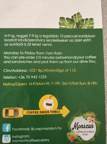 Monsoon coffee&more - Vendéglátás