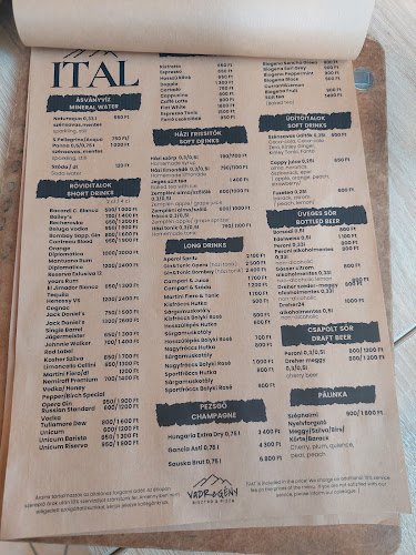 Vadregény Bisztro&Pizza - Pálháza