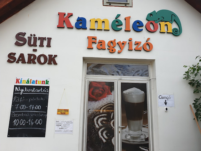 Kaméleon Fagyizó, Süti-sarok, Péksütemény