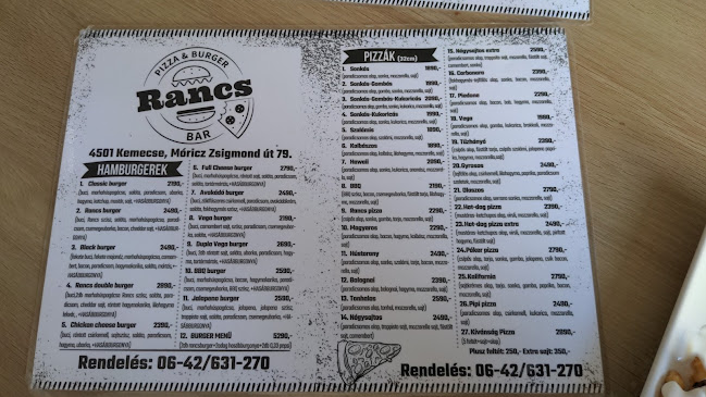Rancs Pizza & Burger Bár