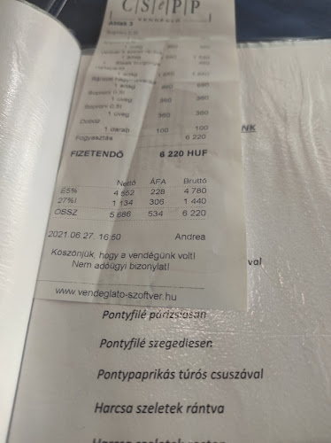 Opinii despre Csepp Vendéglő - halászcsárda - étterem, rendezvények lebonyolítása, hidegtálak în Szeged - Vendéglátás