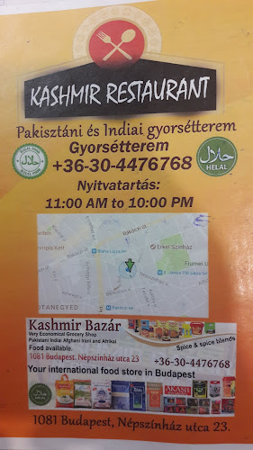 Kashmiri Etterem Budapest - Vendéglátás