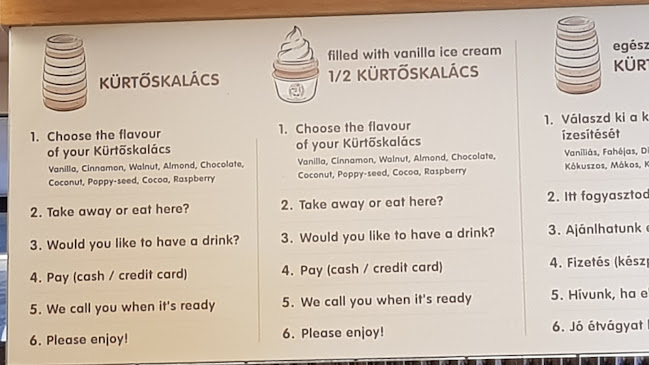 Opinii despre Molnár's kürtőskalács în Budapest - Vendéglátás