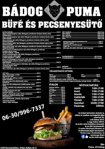 Bádog Puma Büfé és Pecsenyesütő - Berettyóújfalu