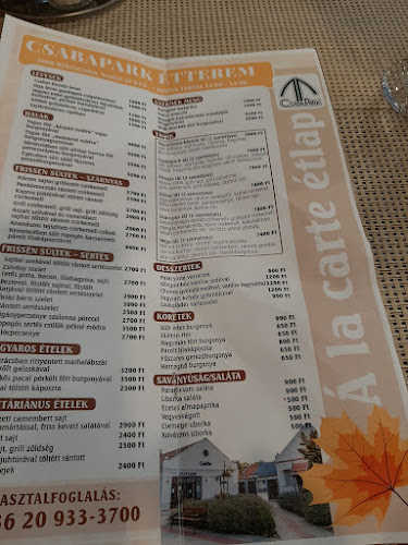 CsabaPark Vendéglő