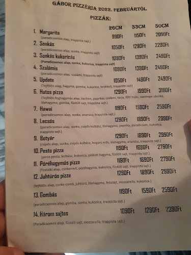Gábor Pizzéria - Telkibánya