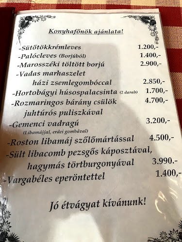 Opinii despre Csali Csárda în Pilisszentiván - Vendéglátás
