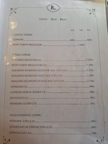 Opinii despre Kovács-Kert Étterem în Visegrád - Vendéglátás