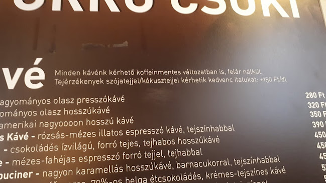 Maya Chocolate - Vendéglátás