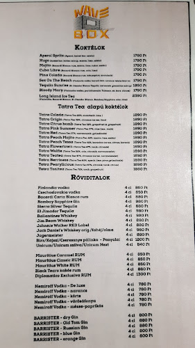 Opinii despre Wave Box în Dunakeszi - Vendéglátás