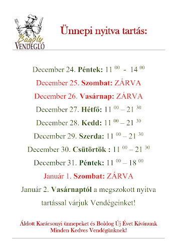 Opinii despre Bagoly Vendéglő în Békés - Vendéglátás