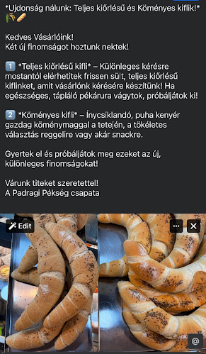 Opinii despre Padragi Pékség în Ajka - Vendéglátás