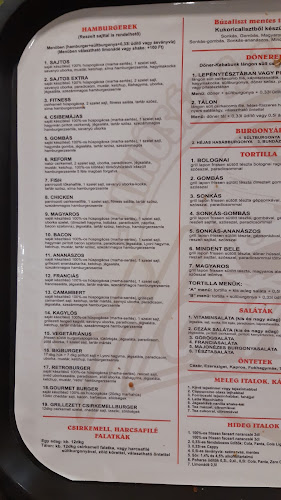 Hamburger Bár - Vendéglátás