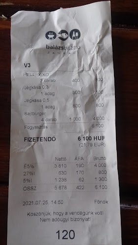 Opinii despre Balázs Bisztró în Zamárdi - Vendéglátás