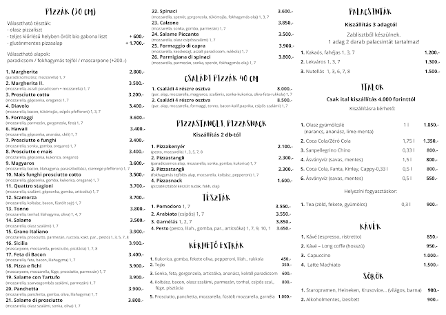 Grano Italiano Pizzéria és Kávézó