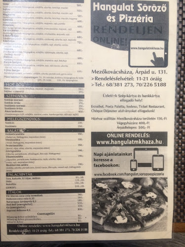 Hangulat Söröző és Pizzéria - Mezőkovácsháza