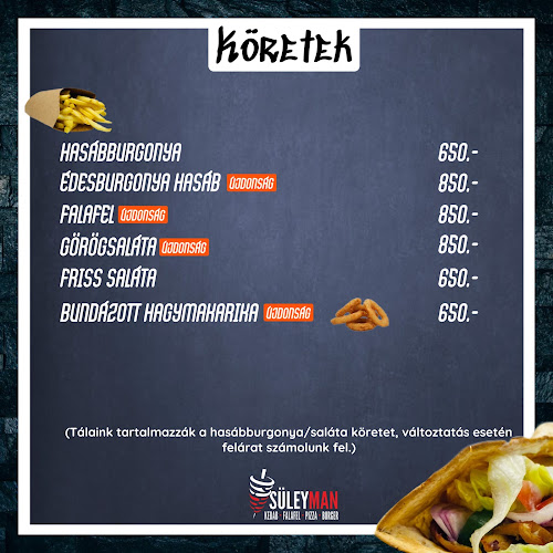 Süleyman Étterem - Vendéglátás