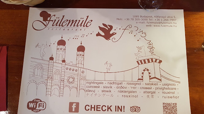 Opinii despre Fülemüle Étterem în Budapest - Vendéglátás